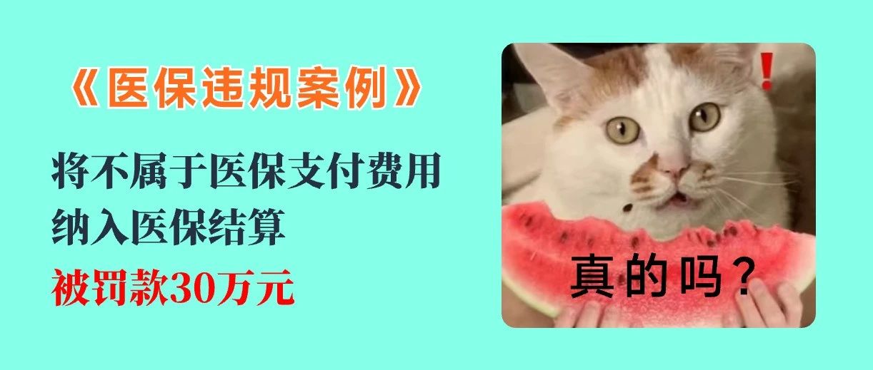 2024年诊所医保违规典型案例合集