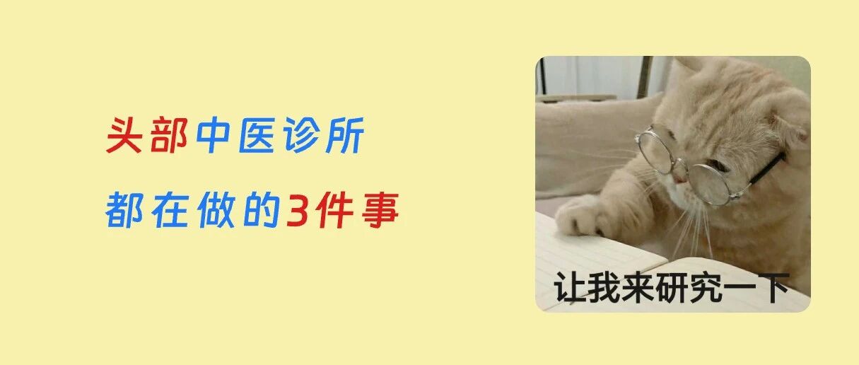 分享头部中医诊所3大成功经验,有什么启示?